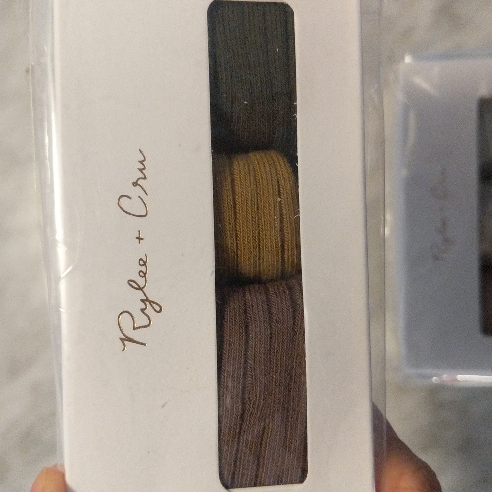NWT Rylee and Cru Solid Ribbed Knee Sock Sets - Picture 5 of 10